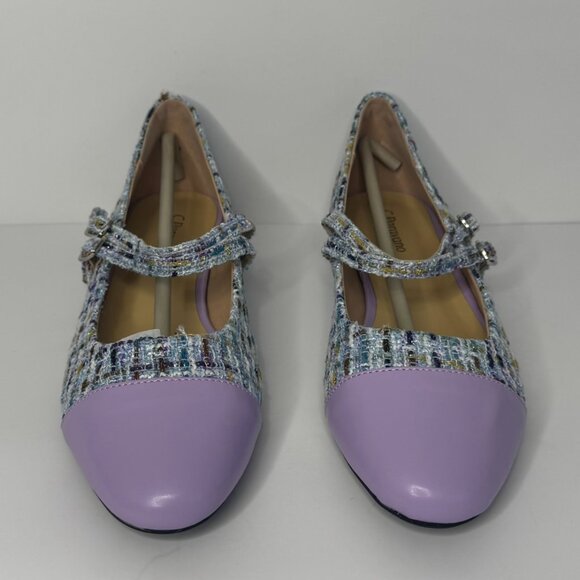 C.Paravano Round Toe Ballet Flats with Strap Comfortable Mary Jane Flats 38(US7) - Picture 2 of 10